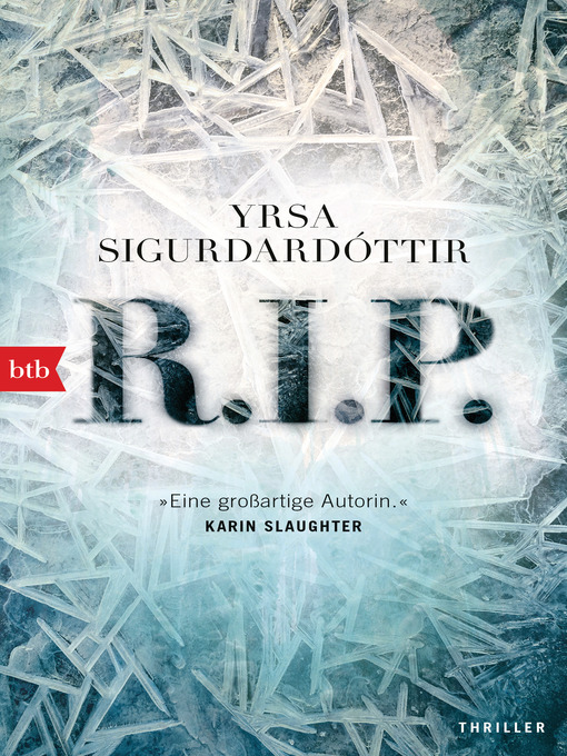 Title details for R.I.P.: Thriller by Yrsa Sigurdardóttir - Available